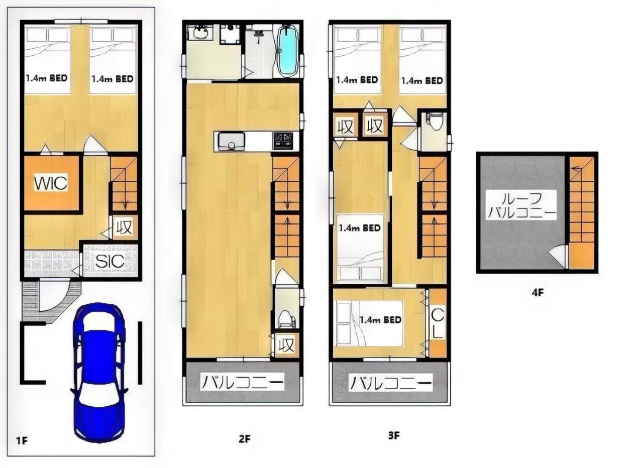 Westhouse A 天下茶屋店 Osaka Exterior foto